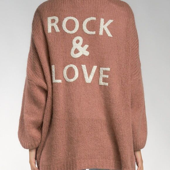 Elan // ROCK & LOVE SWEATER CARDIGAN // One Size // NWT - Picture 2 of 11